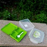 BPA FREE Airtight food container with inner 3 compartment lunch box