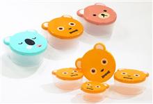 Wholesale personalized bear shape 4 in 1 cartoon food container