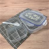 BPA FREE Microwavable 3 compartment Plastic Food Container With Removeable Tray