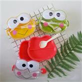 Double Layer Frog Shape Picnic Bento Food Container Storage Portable Microwavable Lunch Boxes for Ki