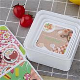 130ml 230ml 380ml 540ml Cute Cartoon Lunch Snack Food Containers Set For Kids Picnic Candy Box Stack