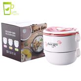 600ml or 800ml 2 layers Detachable Cute Japanese Thermal Lunch Box Leak Proof Stainless Steel Bento 