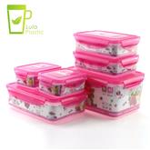 LULA 2350ml 600ml 1500ml 300ml High Quality Best Kitchen Stackable Plastic Food Container Storage