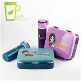 1160ml 6 compartments leakproof kids lunch box divided bento with 350ml water bottle and bag