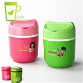 LULA 1000ml colorful thermal plastic lunch box tiffin carrier with handle