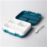 1180ml Three Compartments BPA Free Leakproof Bento Box for Kids with Spoon